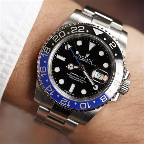 is rolex batman rare|Rolex gmt Batman price.